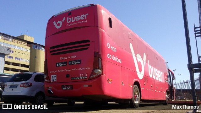 Buser Brasil Tecnologia 4310 na cidade de Porto Alegre, Rio Grande do Sul, Brasil, por Max Ramos. ID da foto: 6829411.