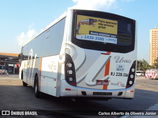 UniRio Transportes RJ 228.036 na cidade de Rio de Janeiro, Rio de Janeiro, Brasil, por Carlos Alberto de Oliveira Júnior. Número da foto: #6827798.