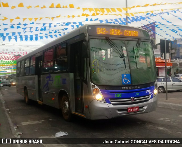 Viação Rosa Vitória da Conquista 1002 na cidade de Vitória da Conquista, Bahia, Brasil, por João Gabriel Gonçalves da Rocha. ID da foto: 6828189.