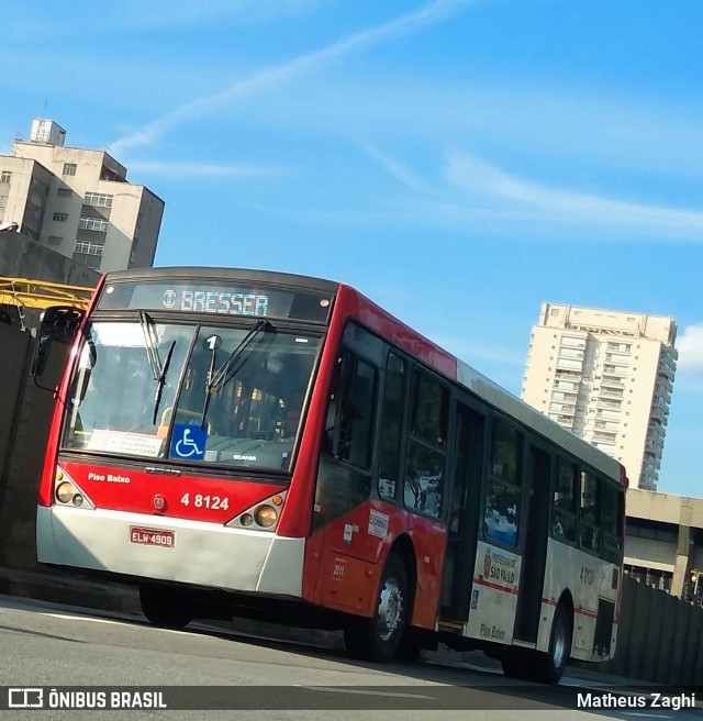 Express Transportes Urbanos Ltda 4 8124 na cidade de São Paulo, São Paulo, Brasil, por Matheus Zaghi. Número da foto: #6828475.