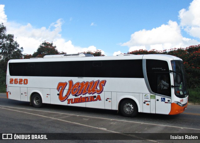 Venus Turística 2620 na cidade de Santos Dumont, Minas Gerais, Brasil, por Isaias Ralen. ID da foto: 6831772.