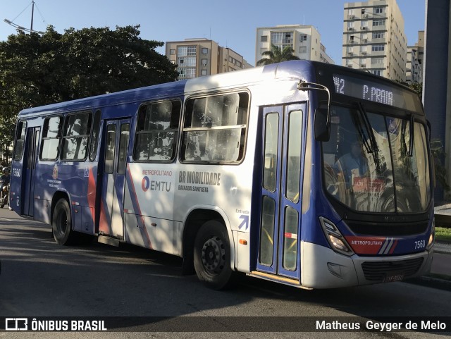 Viação Piracicabana 7560 na cidade de Santos, São Paulo, Brasil, por Matheus  Geyger de Melo. ID da foto: 6832631.