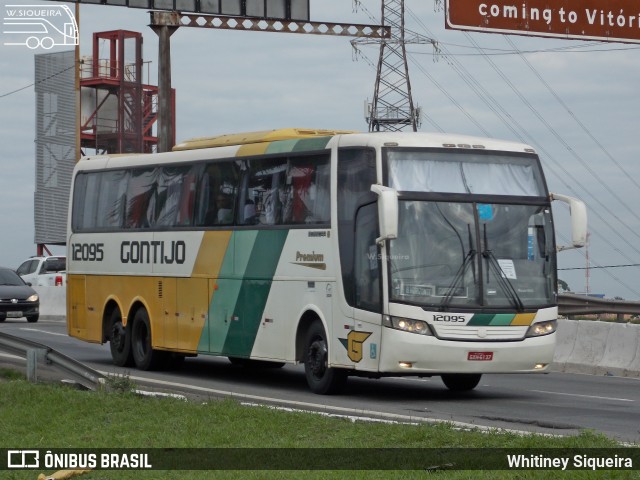 Empresa Gontijo de Transportes 12095 na cidade de Vitória, Espírito Santo, Brasil, por Whitiney Siqueira. ID da foto: 6831628.