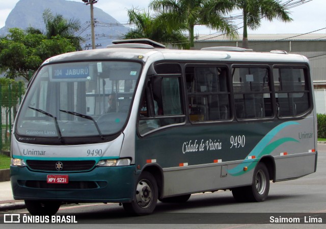 Unimar Transportes 9490 na cidade de Vitória, Espírito Santo, Brasil, por Saimom  Lima. ID da foto: 6832198.