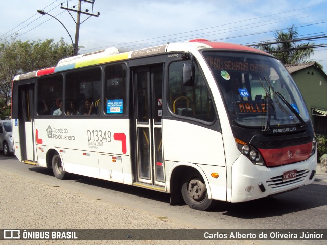 Transportes Barra D13349 na cidade de Rio de Janeiro, Rio de Janeiro, Brasil, por Carlos Alberto de Oliveira Júnior. ID da foto: 6831678.