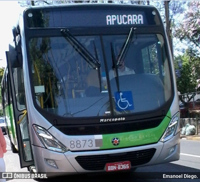 Viação Garcia 8873 na cidade de Apucarana, Paraná, Brasil, por Emanoel Diego.. ID da foto: 6832542.