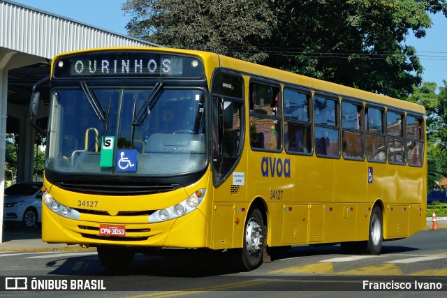 AVOA - Auto Viação Ourinhos Assis 34127 na cidade de Assis, São Paulo, Brasil, por Francisco Ivano. ID da foto: 6832363.