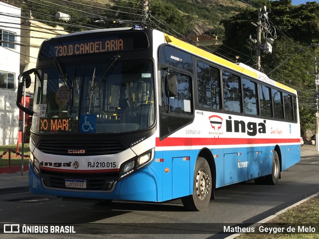 Auto Lotação Ingá RJ 210.015 na cidade de Niterói, Rio de Janeiro, Brasil, por Matheus  Geyger de Melo. ID da foto: 6832551.