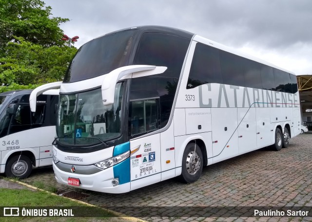 Auto Viação Catarinense 3373 na cidade de Joinville, Santa Catarina, Brasil, por Paulinho Sartor. Número da foto: #6831779.