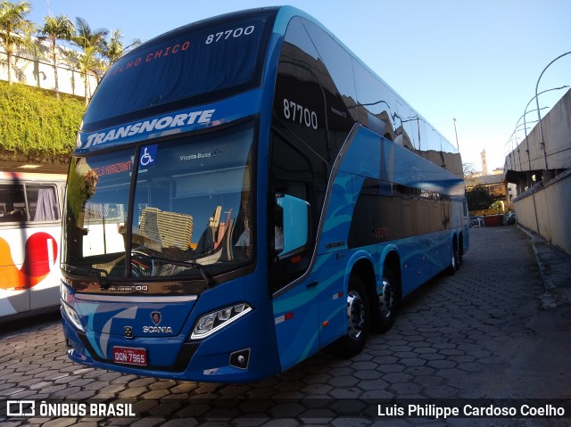 Transnorte - Transporte e Turismo Norte de Minas 87700 na cidade de Belo Horizonte, Minas Gerais, Brasil, por Luis Philippe Cardoso Coelho. ID da foto: 6830990.