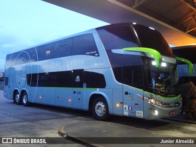 Viação Garcia 7018 na cidade de Curitiba, Paraná, Brasil, por Junior Almeida. ID da foto: 6833112.