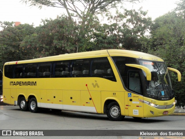 Viação Itapemirim 60025 na cidade de São Paulo, São Paulo, Brasil, por Kleisson  dos Santos. ID da foto: 6834315.