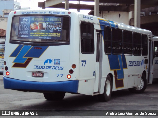 Viação Dedo de Deus 77 na cidade de Teresópolis, Rio de Janeiro, Brasil, por André Luiz Gomes de Souza. ID da foto: 6833712.