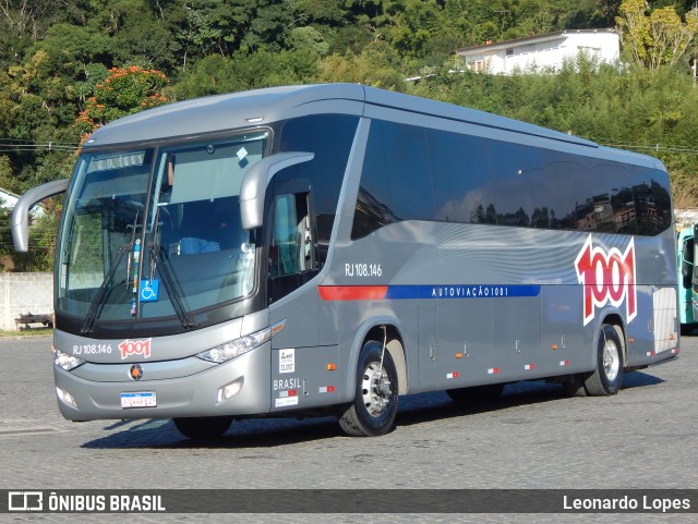 Auto Viação 1001 RJ 108.146 na cidade de Nova Friburgo, Rio de Janeiro, Brasil, por Leonardo Lopes. Número da foto: #6834372.