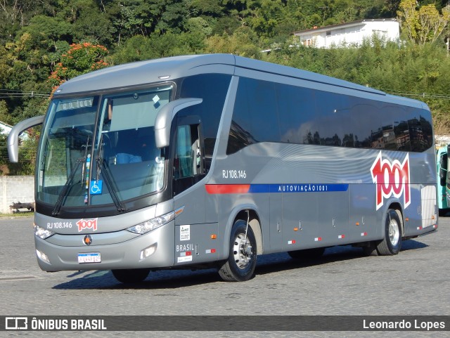 Auto Viação 1001 Rj 108.146 na cidade de Nova Friburgo, Rio de Janeiro, Brasil, por Leonardo Lopes. ID da foto: 6834372.