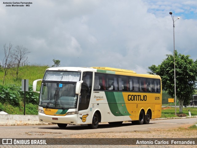 Empresa Gontijo de Transportes 12135 na cidade de João Monlevade, Minas Gerais, Brasil, por Antonio Carlos Fernandes. ID da foto: 6832988.