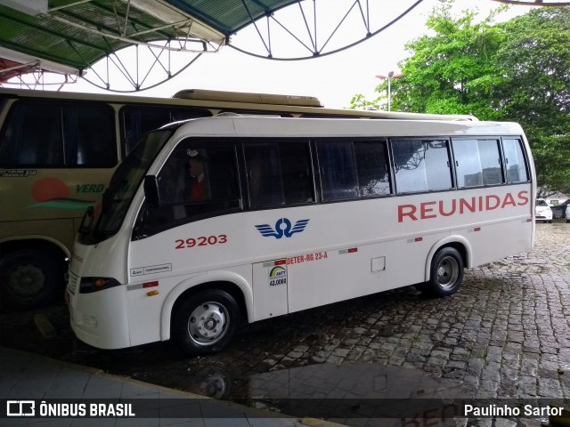 Reunidas Transportes Coletivos 29203 na cidade de Joinville, Santa Catarina, Brasil, por Paulinho Sartor. Número da foto: #6833863.