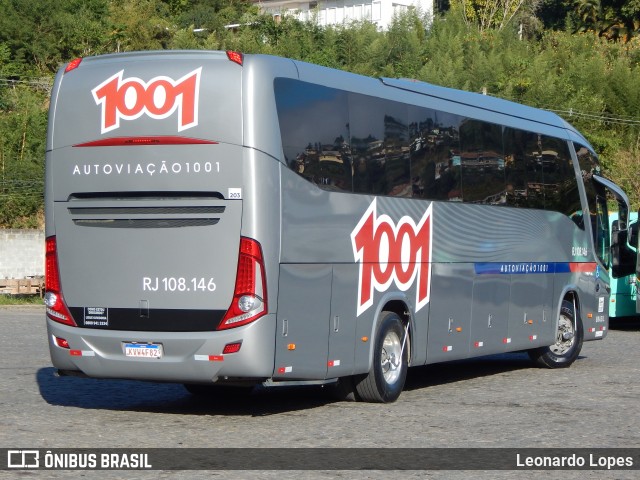 Auto Viação 1001 Rj 108.146 na cidade de Nova Friburgo, Rio de Janeiro, Brasil, por Leonardo Lopes. ID da foto: 6834371.