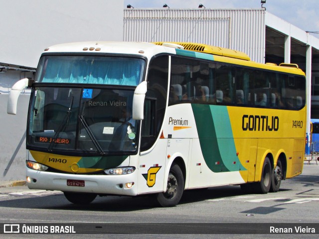 Empresa Gontijo de Transportes 14140 na cidade de Rio de Janeiro, Rio de Janeiro, Brasil, por Renan Vieira. ID da foto: 6834204.