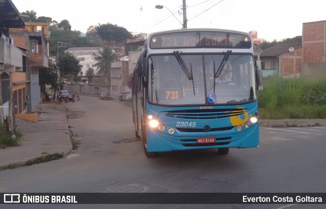 Viação Grande Vitória 23045 na cidade de Cariacica, Espírito Santo, Brasil, por Everton Costa Goltara. ID da foto: 6837587.