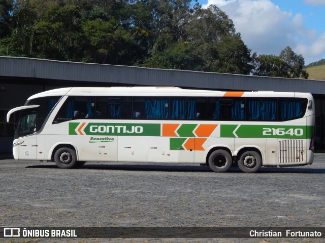 Empresa Gontijo de Transportes 21640 na cidade de Manhuaçu, Minas Gerais, Brasil, por Christian  Fortunato. ID da foto: 6835145.