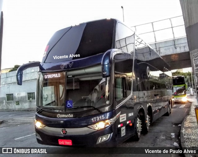 Viação Cometa 17315 na cidade de Belo Horizonte, Minas Gerais, Brasil, por Vicente de Paulo Alves. Número da foto: #6837199.