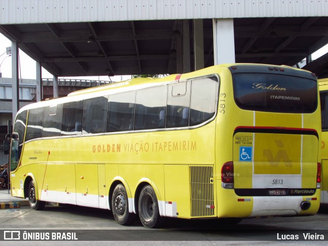 Viação Itapemirim 5813 na cidade de Rio de Janeiro, Rio de Janeiro, Brasil, por Lucas Vieira. Número da foto: #6835585.