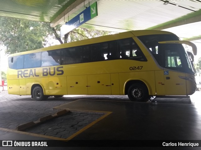 Expresso Real Bus 0247 na cidade de João Pessoa, Paraíba, Brasil, por Carlos Henrique. ID da foto: 6836771.