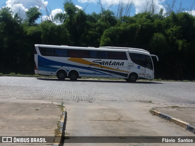 Empresas de Transportes Santana e São Paulo 2700 na cidade de Cruz das Almas, Bahia, Brasil, por Flávio  Santos. Número da foto: #6838014.