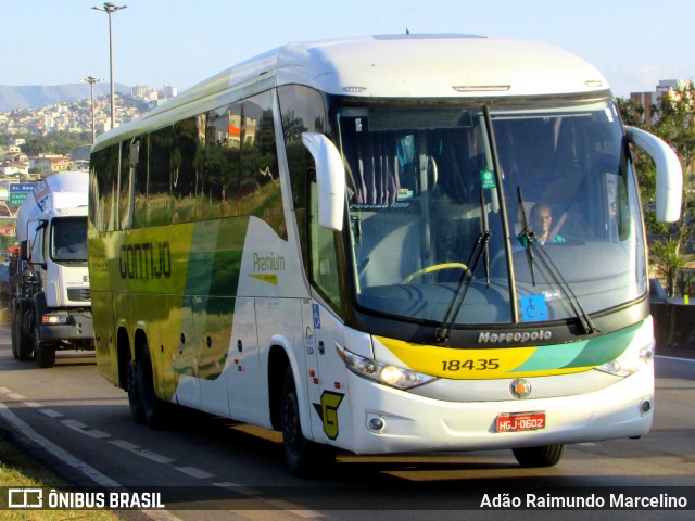 Empresa Gontijo de Transportes 18435 na cidade de Belo Horizonte, Minas Gerais, Brasil, por Adão Raimundo Marcelino. ID da foto: 6837444.