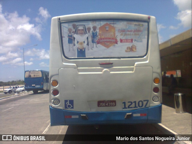 Concessionária Salvador Norte - CSN Transportes 12107 na cidade de Salvador, Bahia, Brasil, por Mario dos Santos Nogueira Junior. Número da foto: #6836992.