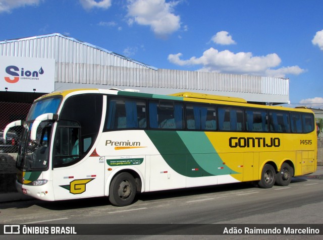 Empresa Gontijo de Transportes 14515 na cidade de Belo Horizonte, Minas Gerais, Brasil, por Adão Raimundo Marcelino. Número da foto: #6837491.
