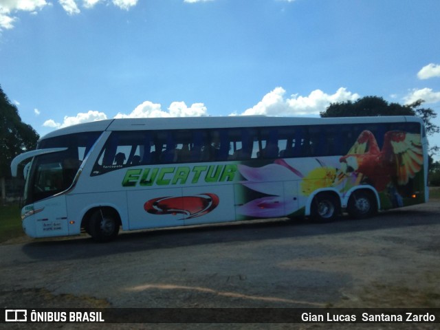 Eucatur - Empresa União Cascavel de Transportes e Turismo 4936 na cidade de Ji-Paraná, Rondônia, Brasil, por Gian Lucas  Santana Zardo. ID da foto: 6835998.