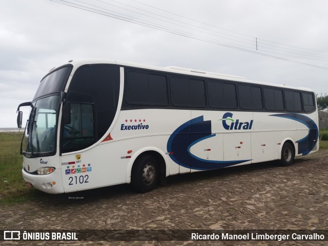 Citral Transporte e Turismo 2102 na cidade de Capão da Canoa, Rio Grande do Sul, Brasil, por Ricardo Manoel Limberger Carvalho. Número da foto: #6836962.