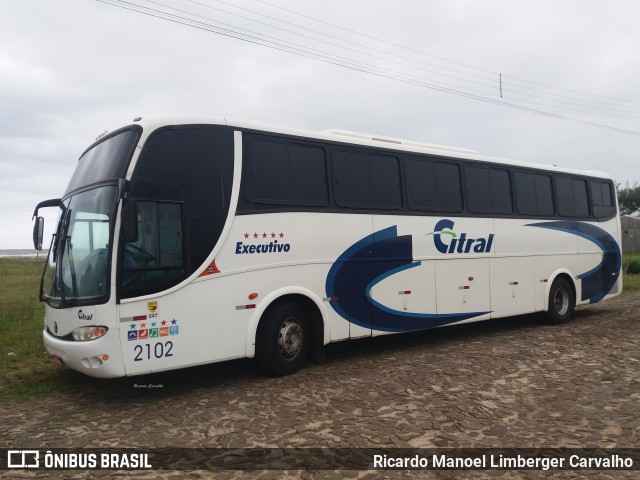 Citral Transporte e Turismo 2102 na cidade de Capão da Canoa, Rio Grande do Sul, Brasil, por Ricardo Manoel Limberger Carvalho. ID da foto: 6836962.