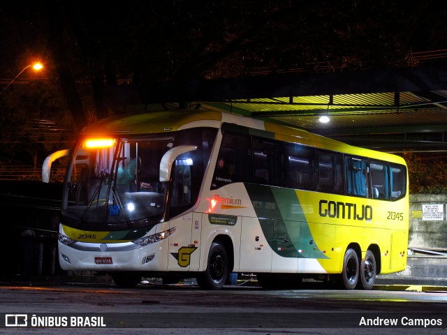 Empresa Gontijo de Transportes 21345 na cidade de Belo Horizonte, Minas Gerais, Brasil, por Andrew Campos. ID da foto: 6839844.