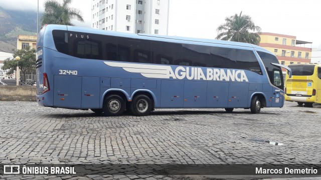 Viação Águia Branca 32440 na cidade de Governador Valadares, Minas Gerais, Brasil, por Marcos Demetrio. ID da foto: 6841125.