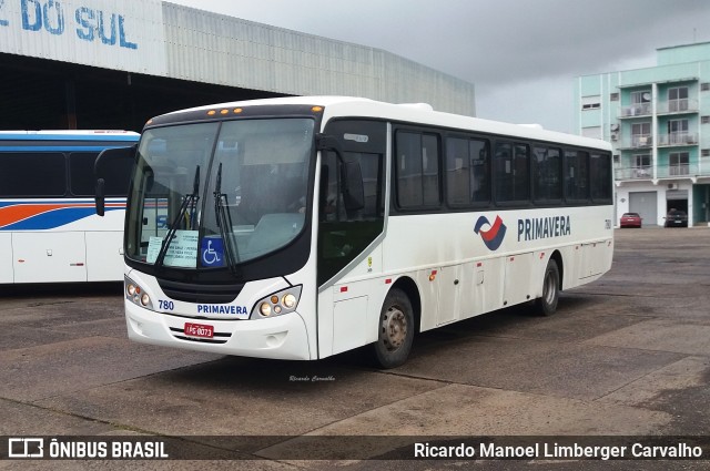 Primatur - Primavera Transportes 780 na cidade de Santa Cruz do Sul, Rio Grande do Sul, Brasil, por Ricardo Manoel Limberger Carvalho. Número da foto: #6838695.