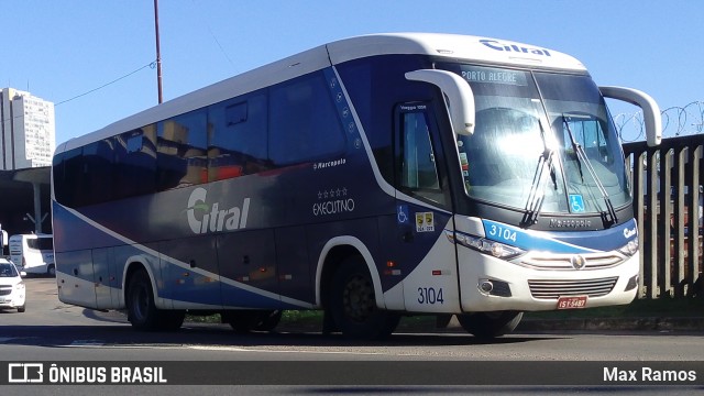 Citral Transporte e Turismo 3104 na cidade de Porto Alegre, Rio Grande do Sul, Brasil, por Max Ramos. ID da foto: 6838308.