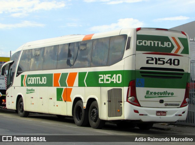Empresa Gontijo de Transportes 21540 na cidade de Belo Horizonte, Minas Gerais, Brasil, por Adão Raimundo Marcelino. Número da foto: #6840545.