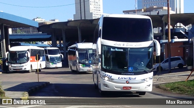 Unesul de Transportes 5714 na cidade de Porto Alegre, Rio Grande do Sul, Brasil, por Max Ramos. ID da foto: 6839284.