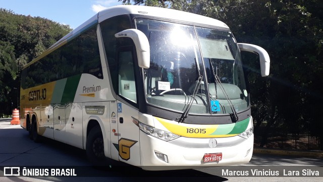 Empresa Gontijo de Transportes 18015 na cidade de São Paulo, São Paulo, Brasil, por Marcus Vinicius Lara Silva. ID da foto: 6839023.