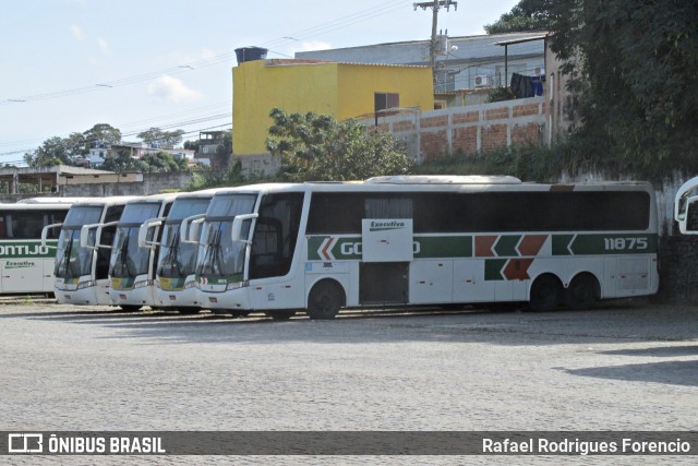 Empresa Gontijo de Transportes 11875 na cidade de Duque de Caxias, Rio de Janeiro, Brasil, por Rafael Rodrigues Forencio. ID da foto: 6838283.