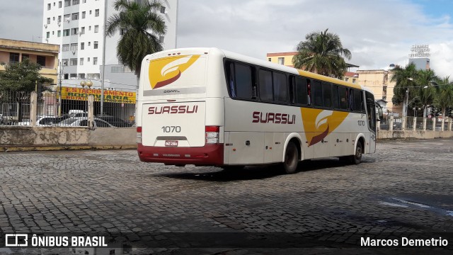 Viação Suassui 1070 na cidade de Governador Valadares, Minas Gerais, Brasil, por Marcos Demetrio. ID da foto: 6838794.