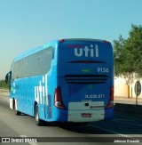 UTIL - União Transporte Interestadual de Luxo 9136 na cidade de Belford Roxo, Rio de Janeiro, Brasil, por Jeferson Bigarato. Número da foto: #:id.