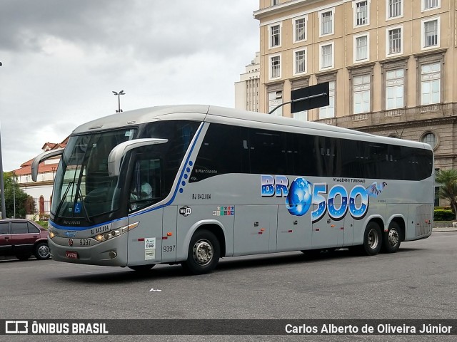 BR-500 Viagens e Turismo RJ 843.004 na cidade de Rio de Janeiro, Rio de Janeiro, Brasil, por Carlos Alberto de Oliveira Júnior. ID da foto: 6842441.