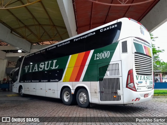 Viasul - Auto Viação Venâncio Aires 12000 na cidade de Joinville, Santa Catarina, Brasil, por Paulinho Sartor. Número da foto: #6842703.