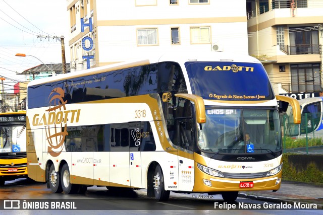 Auto Viação Gadotti 3318 na cidade de Balneário Camboriú, Santa Catarina, Brasil, por Felipe Navas Geraldo Moura . Número da foto: #6843053.
