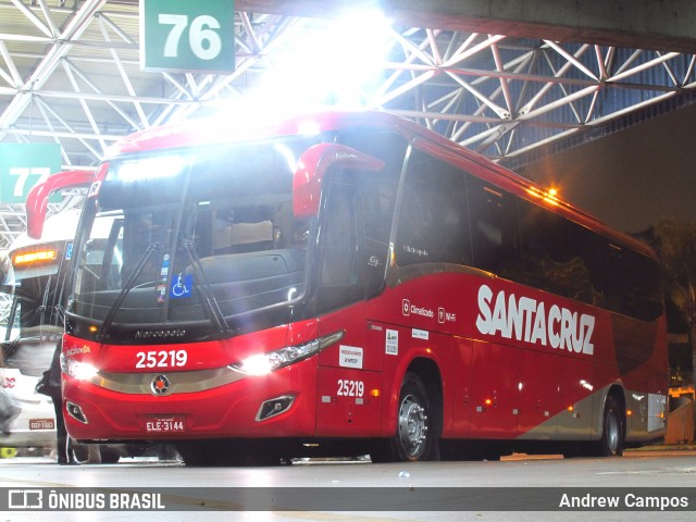 Viação Santa Cruz 25219 na cidade de São Paulo, São Paulo, Brasil, por Andrew Campos. Número da foto: #6842321.