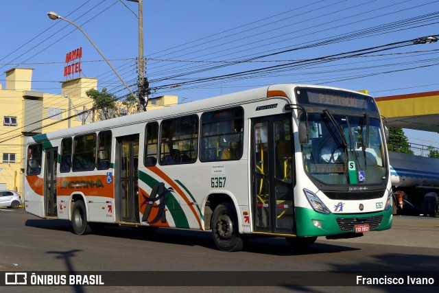 Empresa de Transportes Andorinha 6367 na cidade de Presidente Prudente, São Paulo, Brasil, por Francisco Ivano. ID da foto: 6842478.